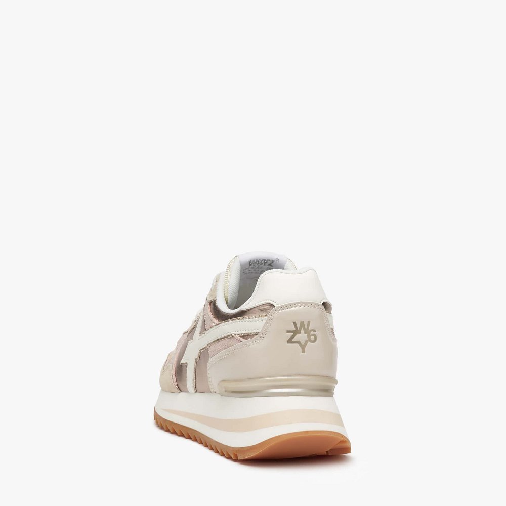 Basket W6YZ Beige Femme | ZWH-58799378